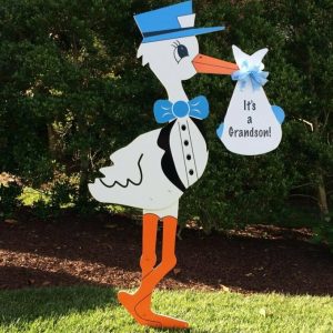 Blue Grandparent Stork, Montgomery, Texas
